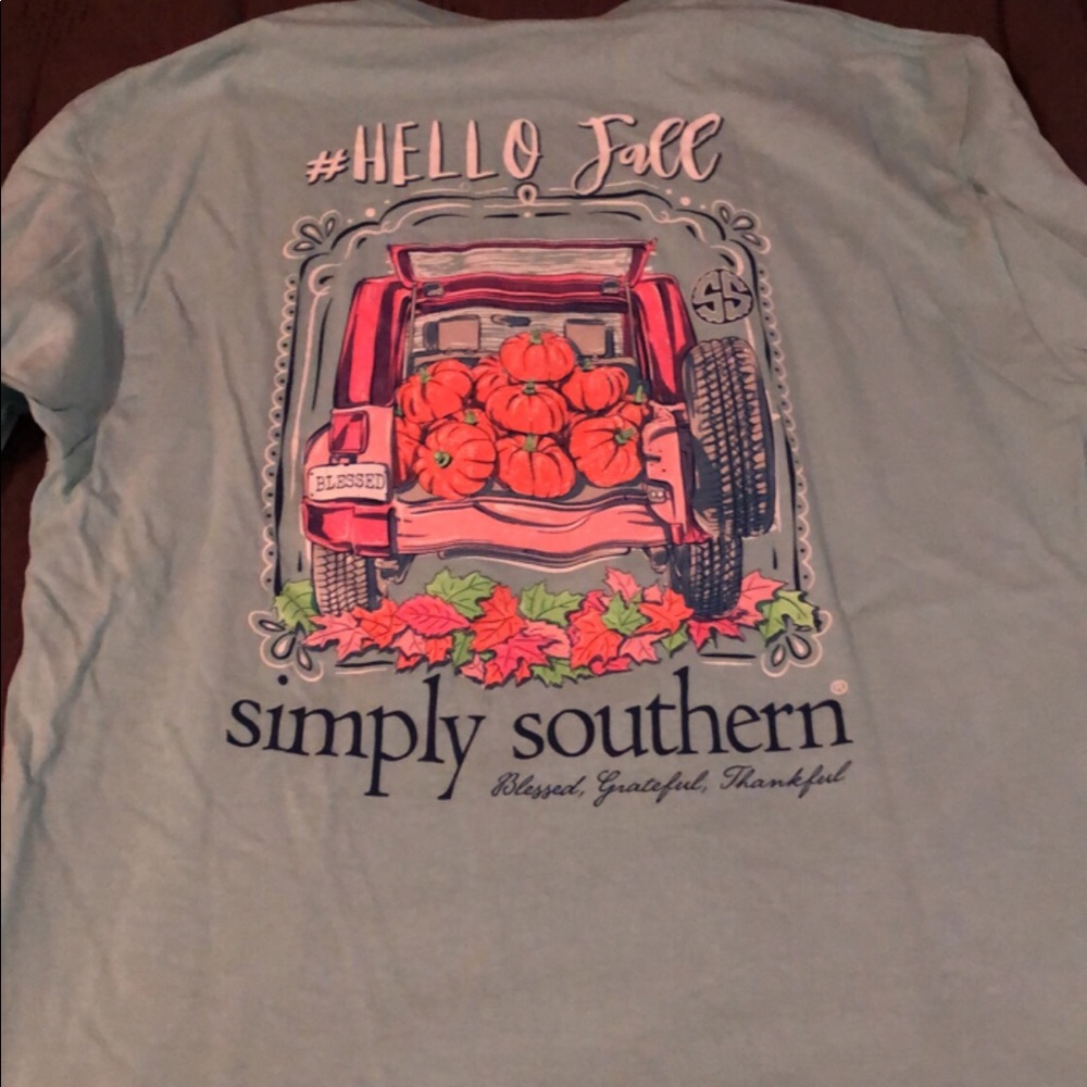 Simply Southern fall long sleeve tee
